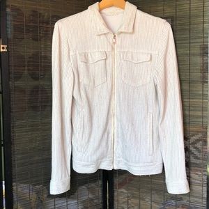 Zara Men’s Terry knit zip up Jacket